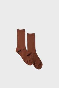 Frontpage: Cotton Half Crew - Chestnut