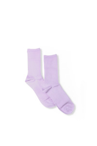 Cotton Half Crew - Lilac