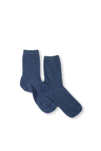 Frontpage: Merino Half Crew - Marine Melange