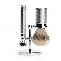 Personal Grooming: Safety Razor Double stand - Brush and Razor