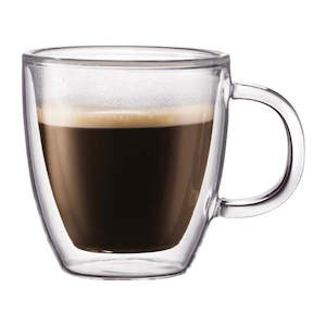 Coffee Cups Mugs Glasses Accessories: Bodum Bistro 2 pcs mug, double wall - 300ml/10 oz