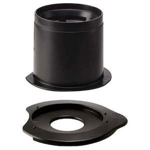 Coffee Cups Mugs Glasses Accessories: Hario Cafeor Metal Filter Dripper - Black