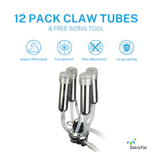 12 Pack of Claw Tubes and Sizing Tool