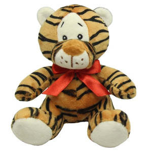 Jungle Tiger With Red Ribbon