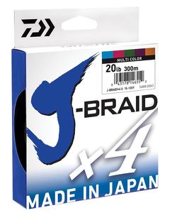 Line: J-Braid 4 - Multi-Colour Line