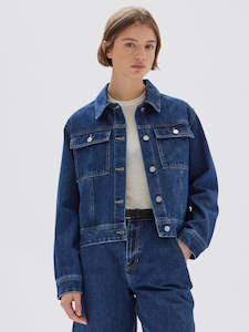 Jackets: Assembly Label Denim Jacket - Heritage Blue