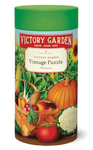 Accessories And Toys: Cavallini & Co - Victory Garden 1000 Piece Vintage Puzzle