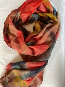 Accessories: Namaskar Scarf - Multi colour