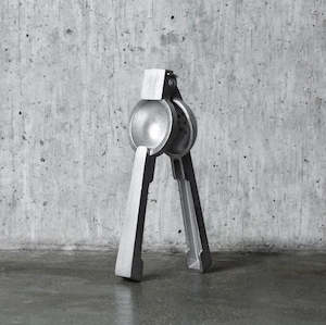 Kitchen: Viski Silver Citrus Juicer