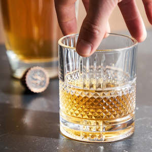 Drinkware: Viski Revolve Rocks Crystal Tumbler