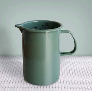 Kitchen: Dishy Enamel Measuring Jug 1L
