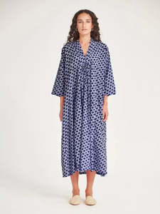 Sills Anjali Spot Dress - Blue Spot