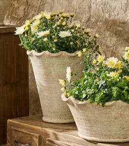 French Country Collections: French Country Wavy Planter Vase