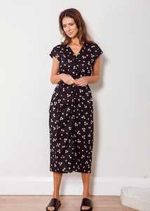 dress: Dalston Nicolette Dress Lilac Flower