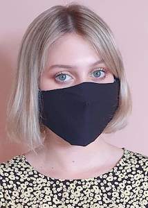 Dalston Face Masks 1: Dalston Cotton Face Mask Black