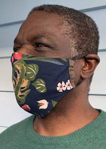 Dalston Face Masks 1: Mens Face Mask Khaki/Tropical