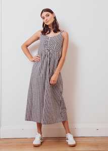 Dalston Gidget Dress Black Check