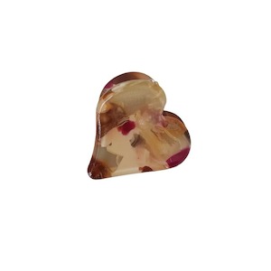 Lekkie Olive Mini Heart Claw Mixed Magenta