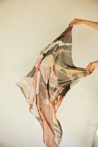 Walker & Bing Kat Silk Chiffon Scarf