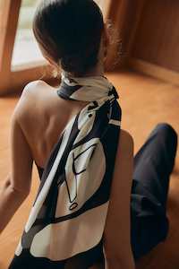 Walker Bing: Walker & Bing Fez Silk CDC Scarf