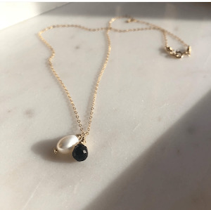 within. The Girl Necklace Spinel and Pearl