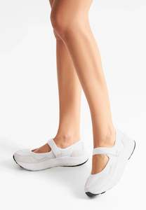 Woden Mary Mesh Blanc