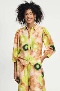 Pom: POM Amsterdam Summer Bliss Lime Blouse