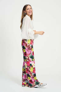 POM Amsterdam Satin Love Bouquet Pants