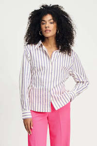 Pom: POM Amsterdam Striped Poplin Shirt