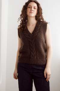 Flock Hand Knits: Flock Zoe Vest Moccha