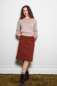 Dalston Sara Skirt Rust