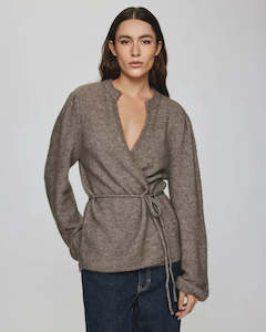 Sale Knitwear: Msch Copenhagen Gustel Hope Wrap Cardigan