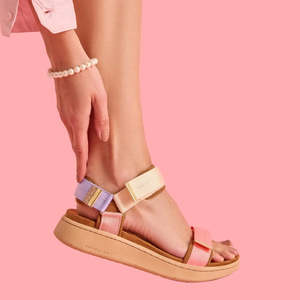 Woden Line Sandal Butter Multi