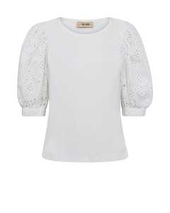 Mos Mosh: Mos Mosh Puffy O Neck Short Sleeve Tee