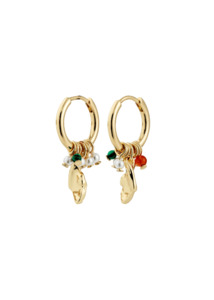 Gifts: Pilgrim Sense Earrings Gold Plated/Multi