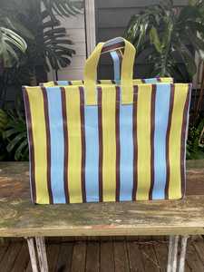 Stitchwallah Dariwallah Bag Celery Sky