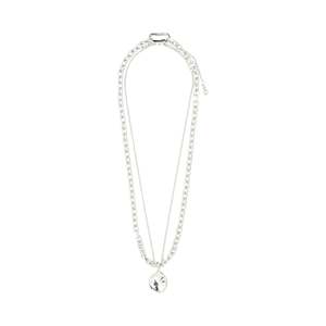 Pilgrim Jewellery: Pilgrim Sparkle 2-In-1 Necklace Silver Plated