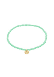 Pilgrim Indie Bracelet Gold Plated Mint-Green