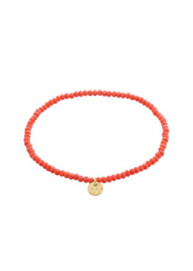 Pilgrim Indie Bracelet Gold Plated Peach