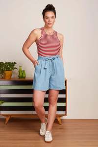 King Louie: King Louie Marnie Shorts Festa Light Denim