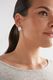 Elk Gild Hoop Earring Silver