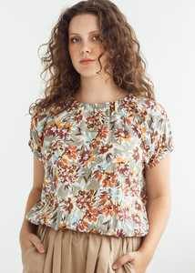 Dalston Sale: Dalston Izzy Top Sand Floral