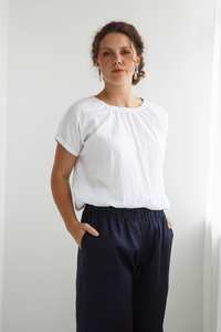 Dalston Sale: Dalston Izzy Top White Self Check