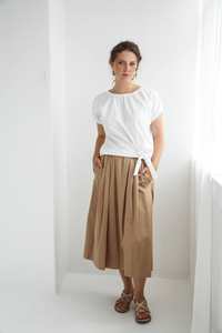 Dalston Sale: Dalston Sapphire Skirt Sand