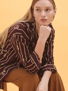 Nice Things Sale: Nice Things #93 Shirt Rope & Knots Print