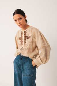 Indi Cold: Indi & Cold Ethnic Embroidered Shirt Piedra