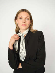 Mos Mosh: Mos Mosh Tale Scarf Black