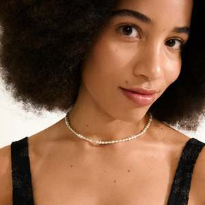 Pilgrim Jewellery: Pilgrim Elliana White Necklace Silver Plated