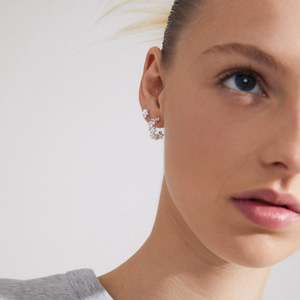 Pilgrim Jewellery: Pilgrim Zuri Recycled Earrings 2-In-1 Set Silver Plated