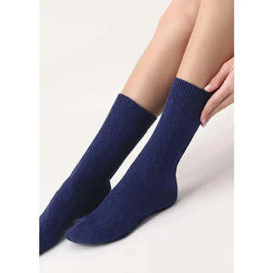 Socks: Oroblu Gwen Cashmere Blend Socks Marine